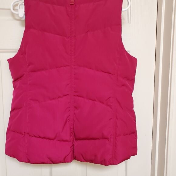 Lands’ End Pink Down Puffer Vest | 80% Down Fill | Women’s Small - Picture 3 of 8